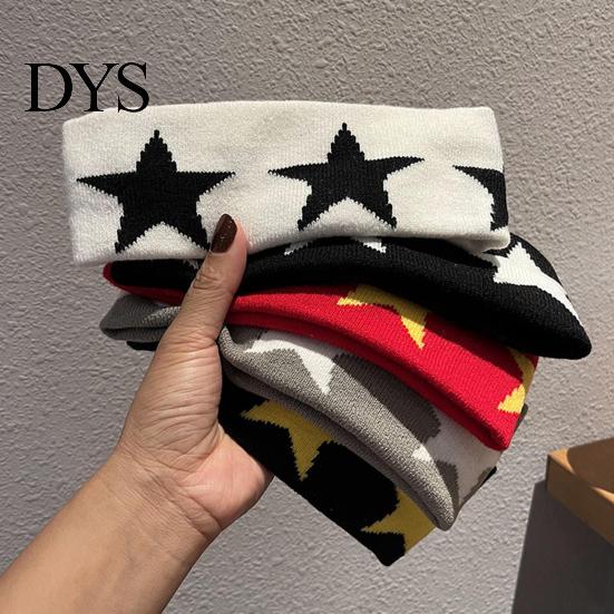 Versatile Headband Yoga Wear Resistant Non-Slip Super Soft Five-Pointed Practical Hair Accessory Star Pattern Unisex Head Wrap Accessories Band