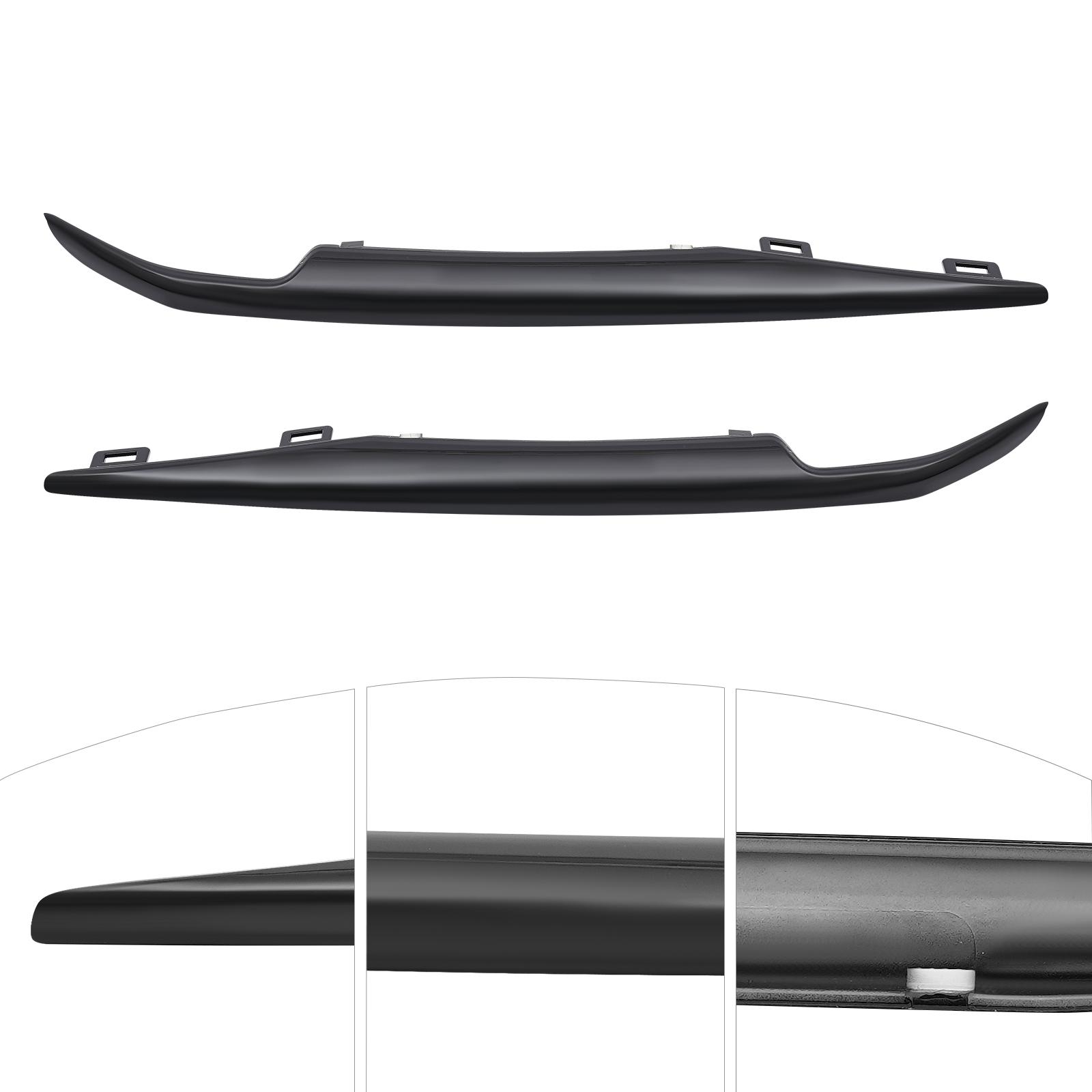 

Pair of Front Bumper Trim Molding Cover, Compatible with 2015 2016-2020 Cadillac Escalade & ESV, PP Black Exterior Accessories чёрный