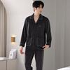 Pajamas Men'S Autumn And Winter Thickened Fleece Coral Fleece Men Can Wear Island Fleece Loungewear In Winter