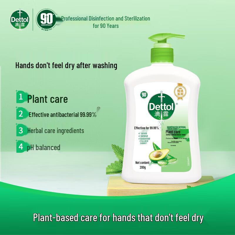 Dettol Antibacterial Hand Wash Plant Care Floral Scent 200g