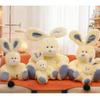 Adorable Pudding Rabbit Plush Toy - White Rabbit Comfort Doll & Sleep Companion Gift for Girls