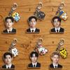Acrylic Keychain Cute Cartoon Animal Charms Pendant Bag Backpack Accessory K-Pop Idol Fan Merchandise Gift for ENCHIN