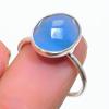 Purple Chalcedony Gemstone 925 Sterling Silver Jewelry Ring Size Adjustable GK-5575