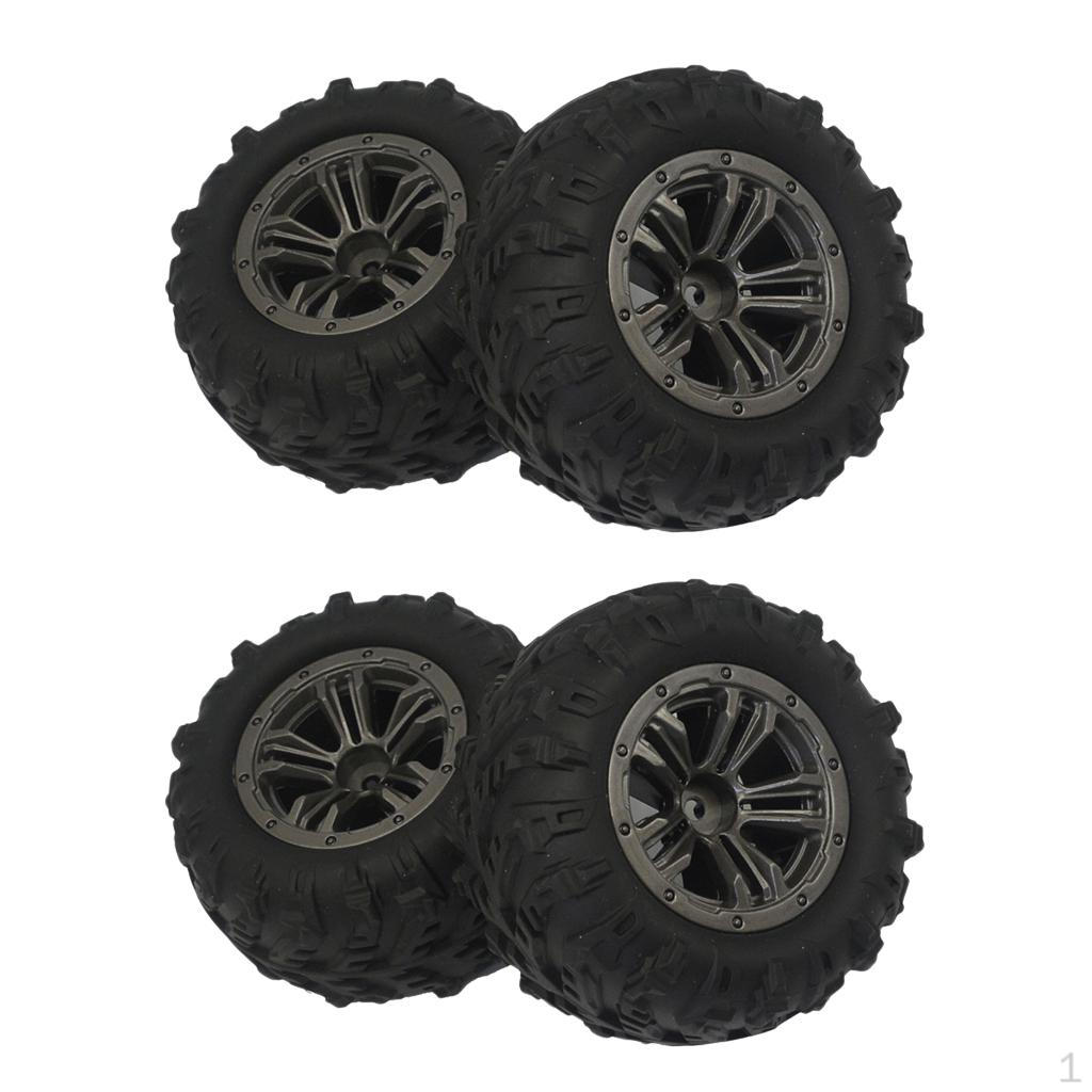 

4PCS Tires & Wheel Rim For XINLEHONG Q901, Q902, Q903 Vehicle Model Car Tyres