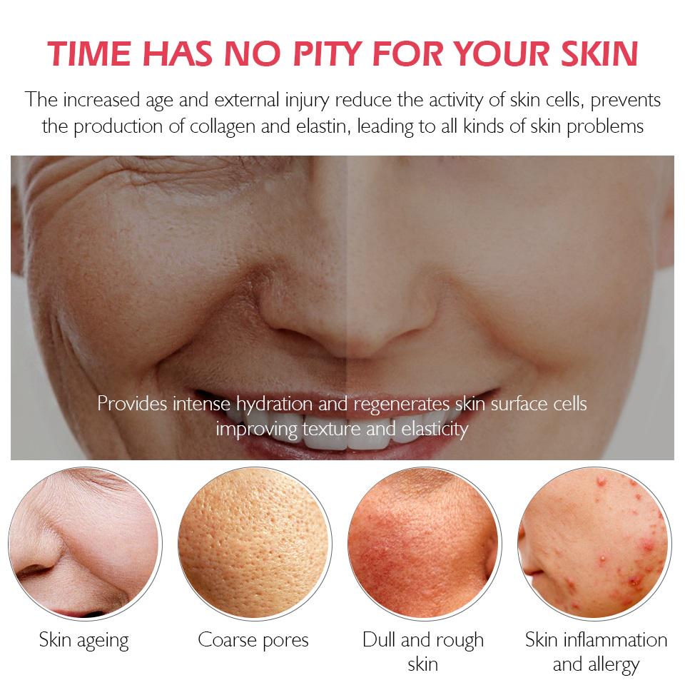 Sérum protéiné visage sérum Anti-rides Essence du visage blanchissant hydratant soins de la peau
