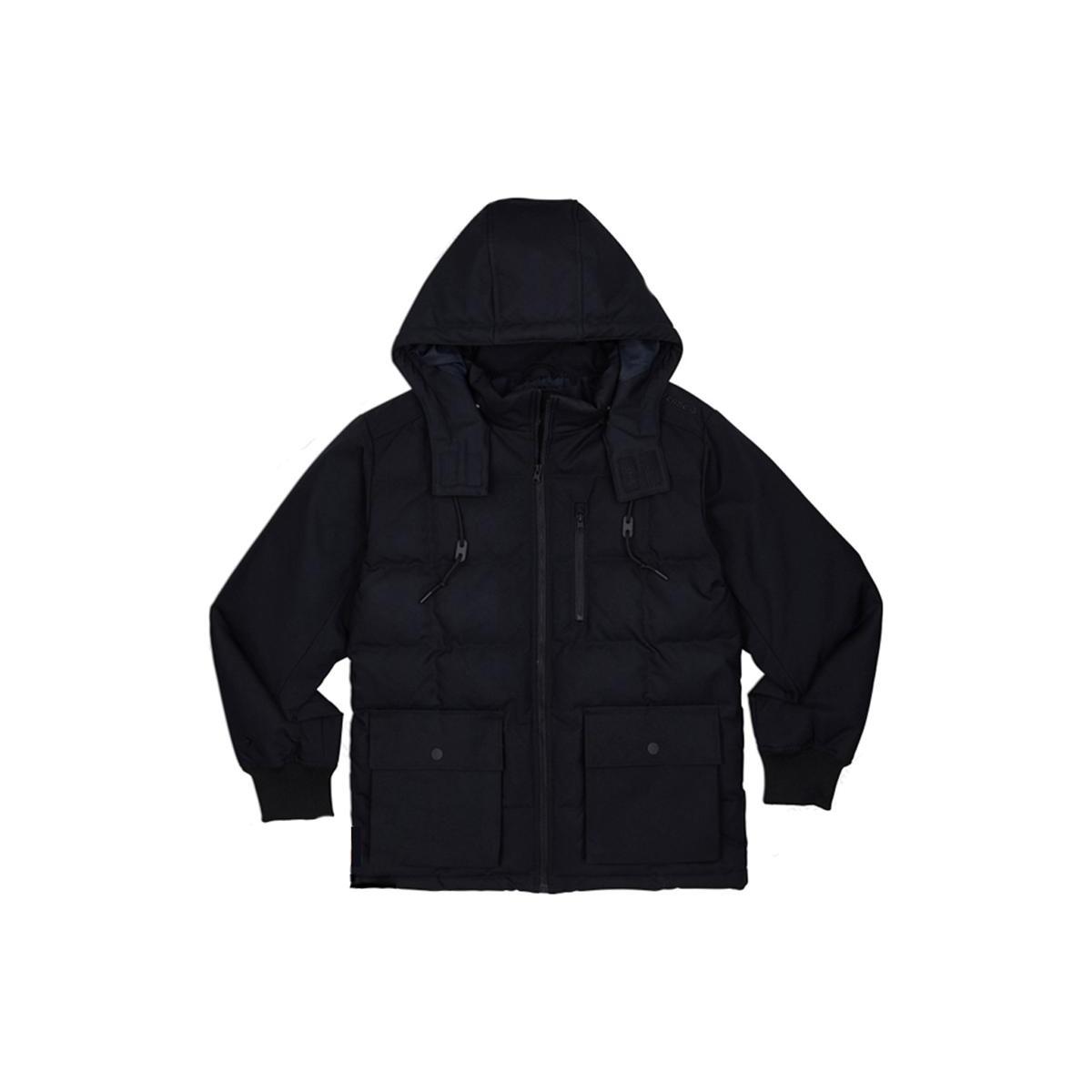 Converse Down Mid Jacket Asia Sizing Black Men s 10019986-A02 S