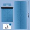 Oeny Anti-slip Yoga Mat with Alignment Lines