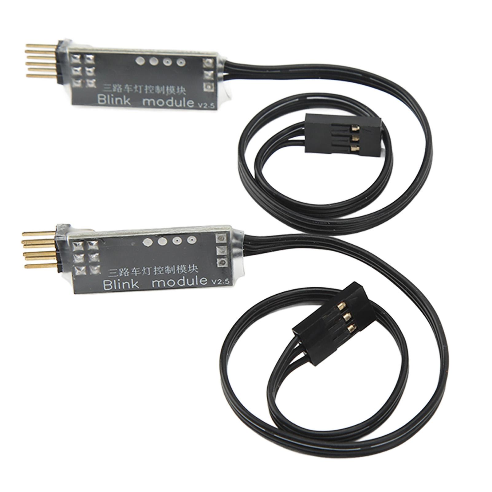 

2pcs RC Car Light Receiver Cord Switch Third Channel RC Light Receiver Controlled Switch with Burst