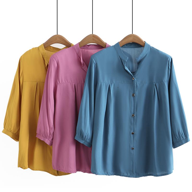 

Элегантные женские топы и блузки, лето 2023, новая повседневная свободная рубашка большого размера с короткими рукавами, женская летняя одежда