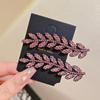 Elegant Hair Accessory Sparkling Hair Clip Trendy Hairpin Shining  Barettes Wheat Shape Hairclip