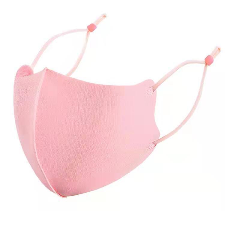 3D Gesichtsmaske aus Eis-Seide für Erwachsene und Kinder: Verstellbar, Staubdicht, UV-Schutz, Waschbar für den Sommer.