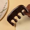 Tan Mujian Black Ebony Massage Palm Comb