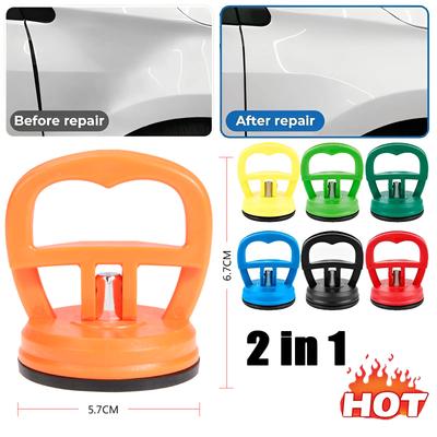 For Car Dent Glass Suction Removal Tool Car Repair Tool Body Repair Puller 2inch Black/Orange Suction Cup Remove Dents Puller