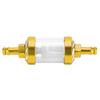 Glass Fuel Filter   Aluminium Alloy   Replacement for Cars ATV SUVs Motorcycles Pit Bikes