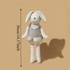 Soft Plush Rabbit Doll Baby Soft Long-Eared Rabbit Bed Doll Plush Toy  Kids Birthday Gift
