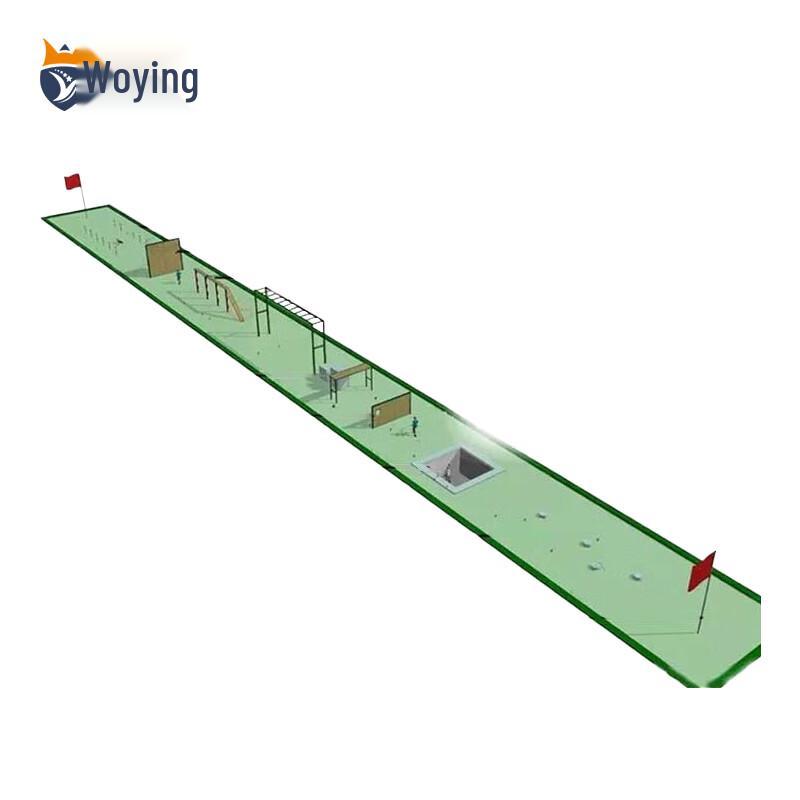 Outdoor 400m Obstacle Course High Wall