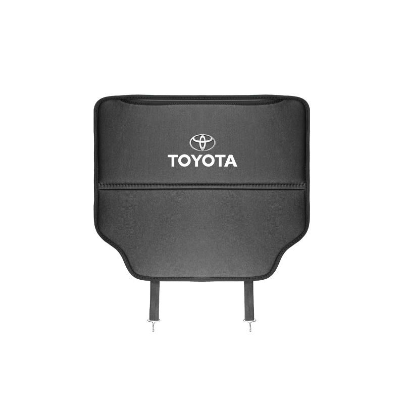 1 Pezzo Coprisedile Posteriore per Auto Tappetino Anti Calcio Per Toyota 86 Mirai Supra Prado Alphard Vellfire Crown Sequoia Venza CHR Portachiavi