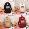 Stylish Nylon School Backpack For High School And College Students With Lightweight Design