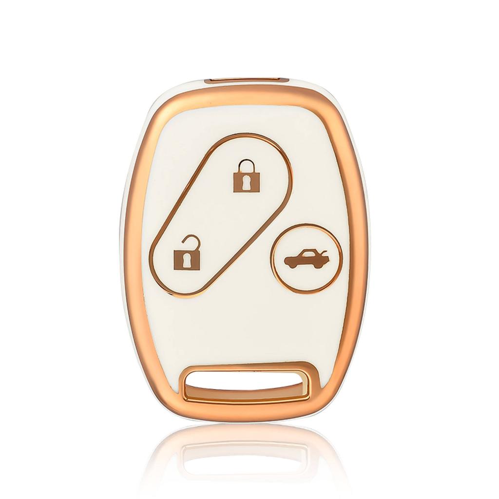 2/3 Buttons Soft TPU Car Key Case Cover for Honda Fit CIVIC JAZZ Pilot Accord CR-V Freed Freed Pilot StepWGN Insight Key Shell