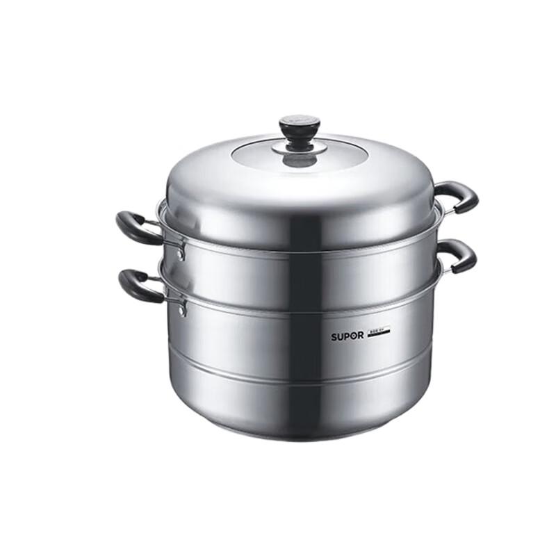 Supor 304 Stainless Steel 3-Tier Steamer