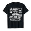 Everything Is Fine Trust Your Government Political Humor T-shirt For Men Women 100% Cotton T Shirts Short Sleeve Tops 0304-1 ...