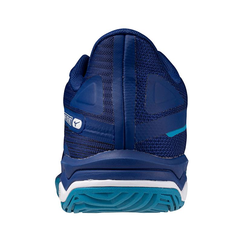 Mizuno Wave Exceed Light 2 Comfortable Shock Absorption Durable Low-Top Tennis Shoes Unisex Sneaker Deep-Blue 61GA231815