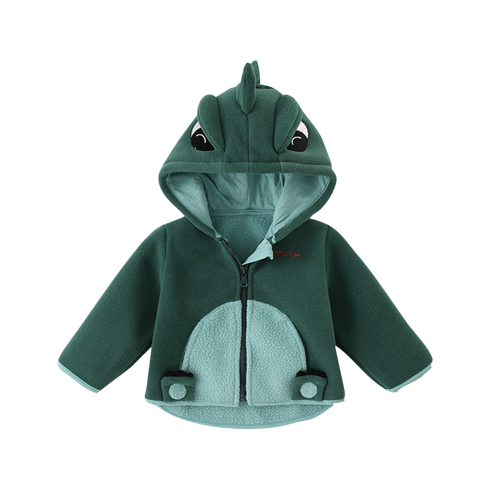 

Утепленная детская куртка с капюшоном и детский пуховик среднего размера 100 зелёный