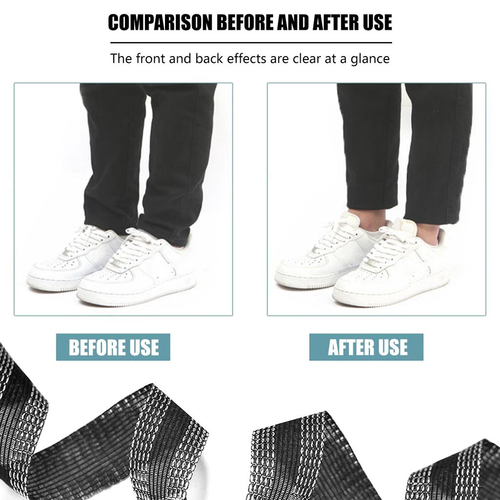 Pants Edge Shorten Self-Adhesive Hemming Tape Iron-on Hem Clothing Tape Pant Mouth Paste 1 Inch x 5.5 Yard Fabric Fusing Hemming