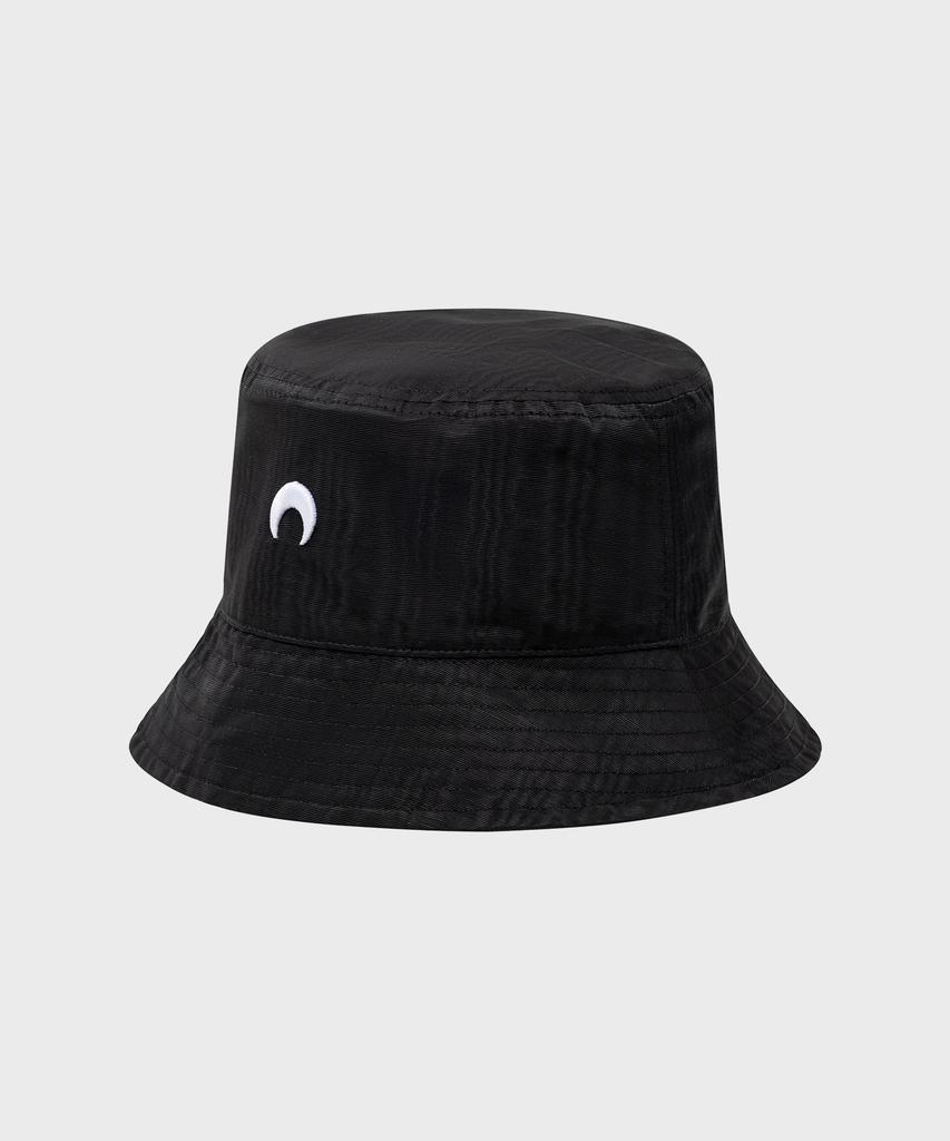 MARINE SERRE (U) Recycled Moiré Bucket Hat Black