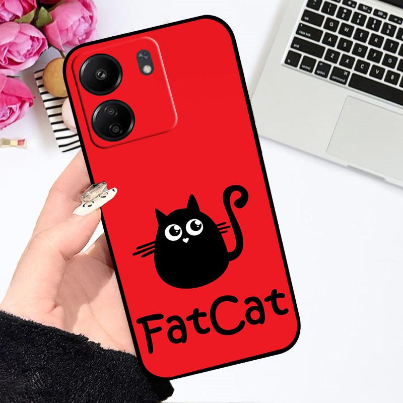 For Xiaomi Poco C65 Case Redmi 13C 4G Cute Cartoon Cover Soft Silicone Phone Case For Xiaomi Redmi 13C Poco C65 C 65 Bumper