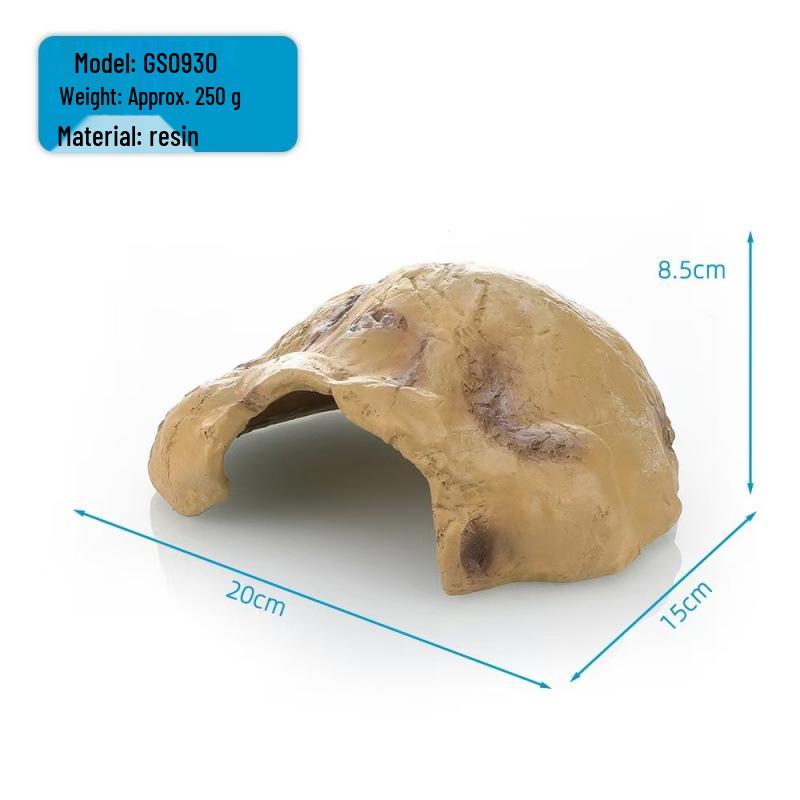 Sonn- und Kletterplattform für Reptilien: Schildkröte, Spinne, Hamster, Eidechse, Gecko, Schlangenversteck & Futterornament.