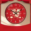 14-inch 35cm Spring Festival Festive Chinese Style Wall Clock Living Room Bedroom Wall Hanging Creative Silent Clock Watch