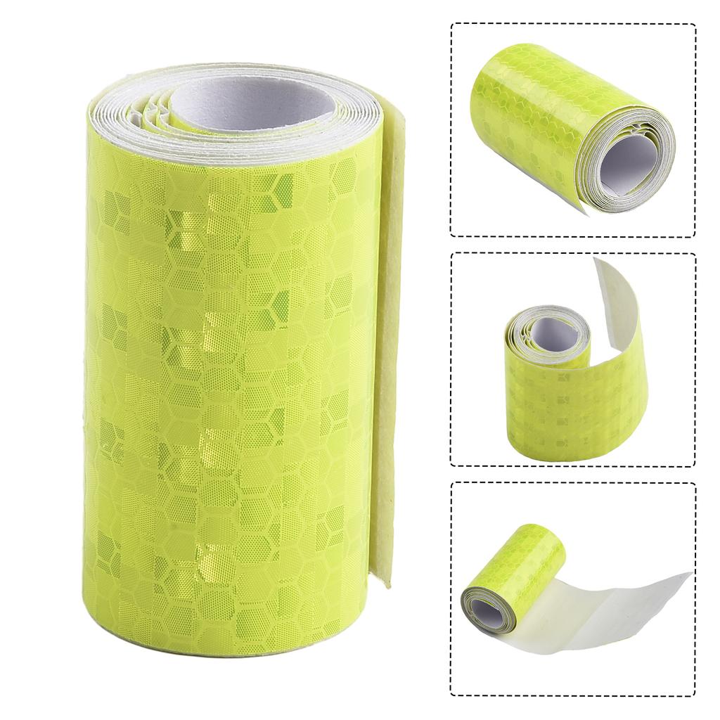 1/5/8/10m Reflective Tape Bicycle Wheels Reflect Fluorescent Sticker Waterproof Car Truck Reflective Safety Tape Warning Tape