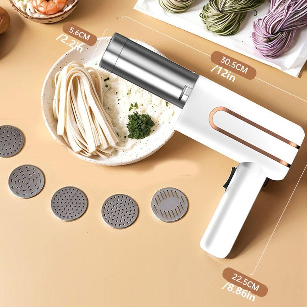 USB Rechargeable Electric Pasta Noodle Makerr Fully Automatic Noodle Squeezing Machine  Dough
