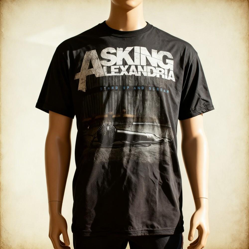 ASKING ALEXANDRIA STAND UP AND SCREAM Black S5XL Shirt Unisex T-Shirt S