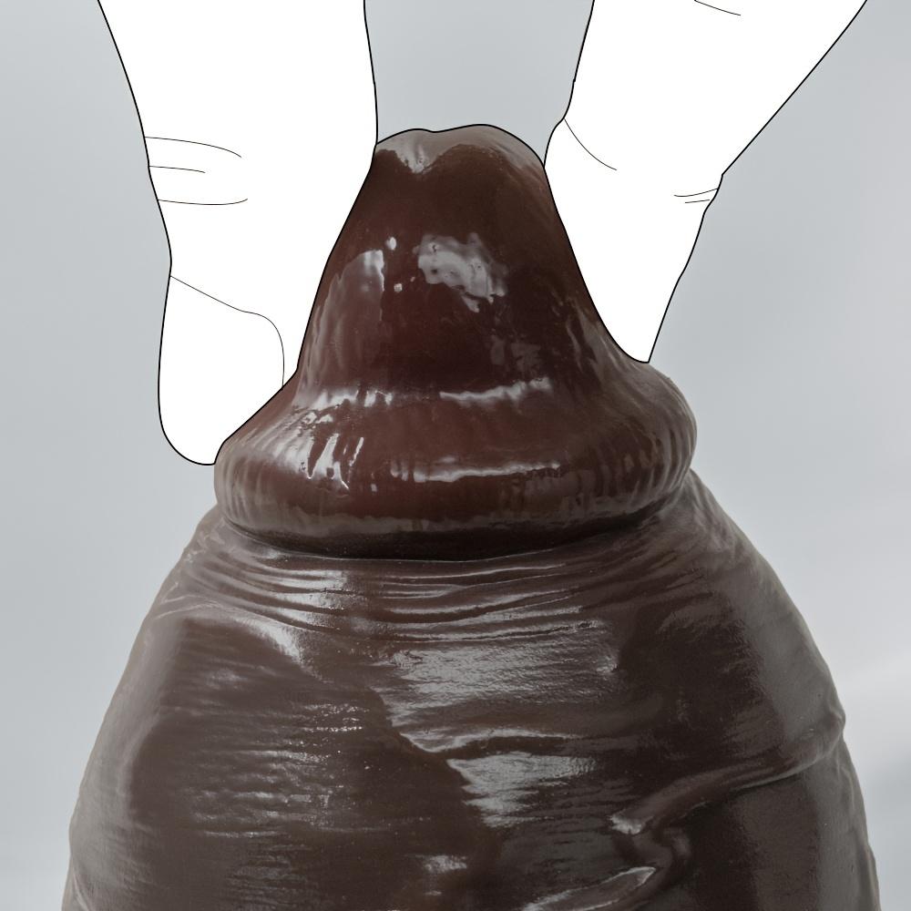 Realistic Liquid Silicone Dildo – Thick, Soft, Lifelike Design with Suction Cup, Big Dildo for Women, Couples, Hands-Free Pleasure