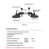 2 Pack Seamless Stone Seam Setter with Double Vacuum Suction Cup Seamless Splicing Leveling Device for Stone Marble Slab Glass