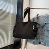 Women's Corduroy Mori-Style Handbag - Large Capacity, Versatile Retro School Bag