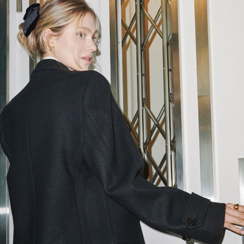 

CARRY BARRETTE Ribbon Velvet Hair Pin brown