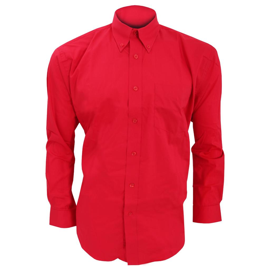 Kustom Kit Mens Long Sleeve Corporate Oxford Shirt