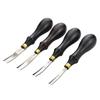 AEE4-Leather Edge Bevelers Leather Craft Thinned Tool,DIY Skiving Beveling Cutting Tools With Wood Handle Trimmer