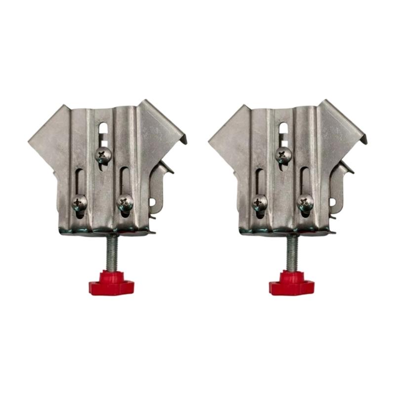 Stainless Steel 90 Degree Right Angle Clamp For Woodworking Welding And DIY Projects With Adjustable Rotating Jaw