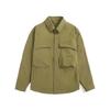 Nouveau Vêtement de Travail Fonctionnel Printemps Veste Chemise Mode Polyvalente Couleur Unie Veste à Revers Chemise Manches Longues Homme Tendance