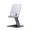 Adjustable Foldable Aluminum Phone & Tablet Holder - Rotating, Portable, and Ideal for Live Broadcasts