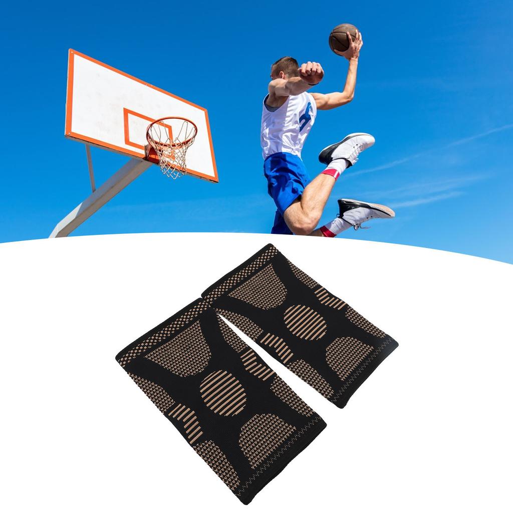 Compression Knee Brace for Women and Men Four Side Elastic Nylon Knitted Knee Support Compression Sl