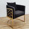 Nordic Living Room Chair-Fabric Upholstery,Light Luxury Design,Single Leisure Seat with Backrest & Armrest,Comfortable Furniture