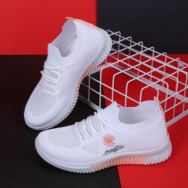 Summer mesh sports shoes couple mesh running shoes running casual men's and women's single shoes