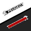 Naklejka Samochodowa Nowy Dźwięk Samochodu Dekoracja 3D Aluminiowa Odznaka Emblemat Naklejka Dla Peugeot 206 307 308 3008 207 208 407 508 2008 5008 107 2