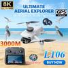 L106/L106-1 8K HD GPS Drone Met Obstakelvermijding Opvouwbare Borstelloze Motor Afstandsbediening Quadcopter Met Camera UAV Speelgoed Cadeau