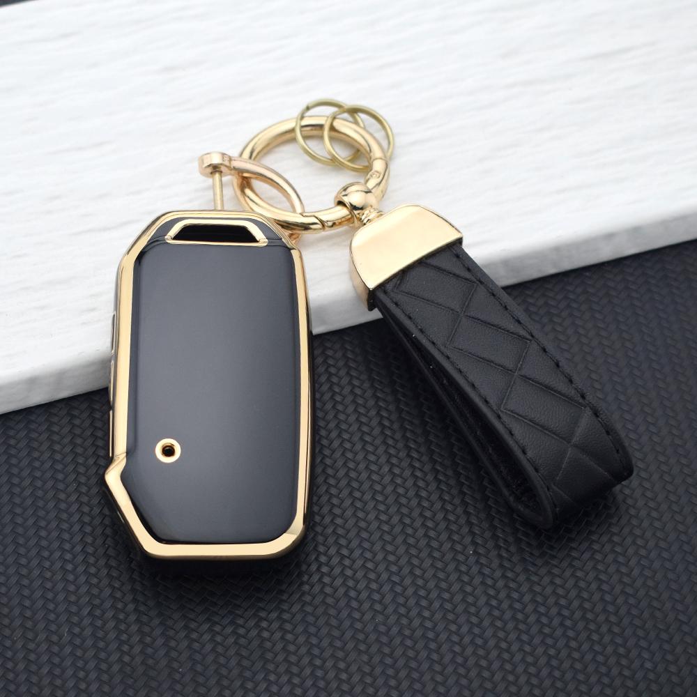 Car Key Cover for Kia Sportage K5 K8 K3 Seltos Cerato Ray Sorento Soul Telluride KX3 KX7 - TPU Anti-Scratch Protective Key Case